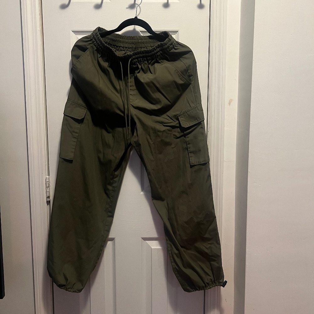 Gu olive  Green Cargo Pants